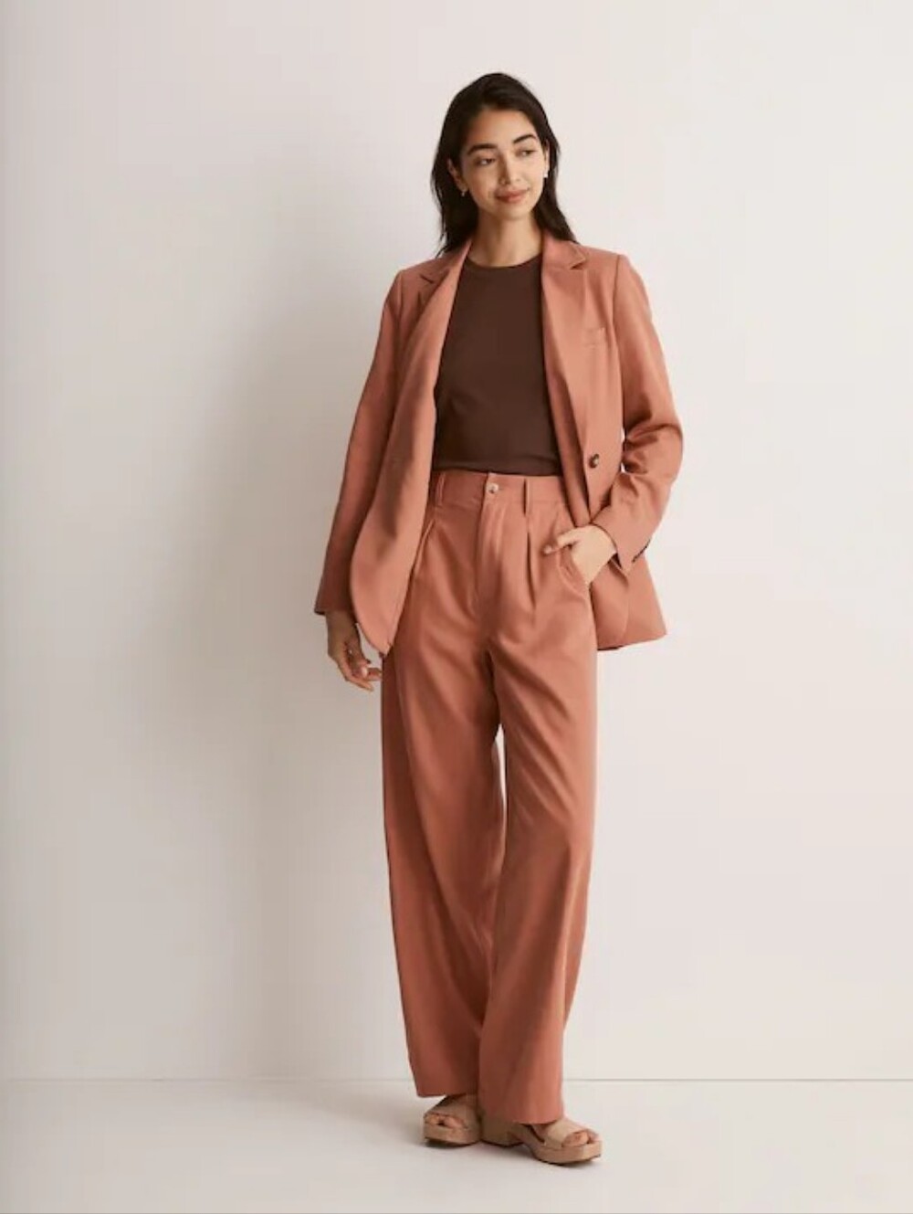 Madewell The Neale Straight-Leg Pant in Drapeweave Size 0